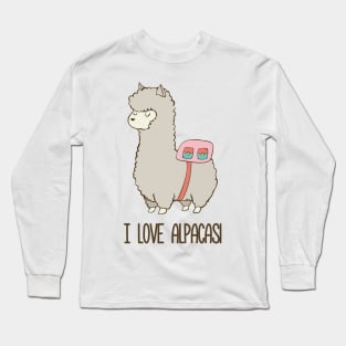 I Love Alpacas! Long Sleeve T-Shirt